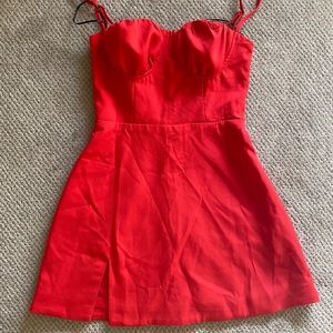 Hello molly red mini dress size 2